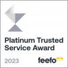 Platinum Trusted Service Award - Badge - 1x1